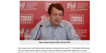 Veljko Mišina Đurić: Tvrdnja da umanjujem broj žrtava u Jasenovcu suluda optužba bez ikakvog osnova