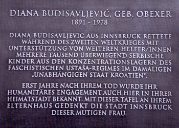 Dobra vest iz Inzbruka: postavljena spomen-ploča Diani Budisavljević