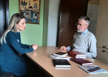 V. d. direktora Doma kulture ,,Radomir Popović“ iz Kosovske Kamenice, gđa Marija Kenić, posetila Muzej žrtava genocida