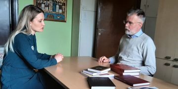 В. д. директора Дома културе ,,Радомир Поповић“ из Косовске Каменице, гђа Марија Кенић, посетила Музеј жртава геноцида