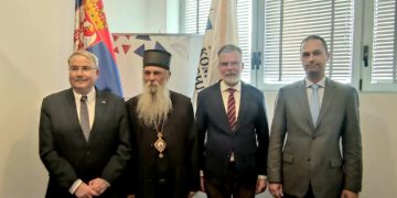 SUSRET PREDSTAVNIKA MUZEJA ŽRTAVA GENOCIDA SA G. ALEKSANDROM NIKOLIĆEM, POČASNIM KONZULOM I PREDSTAVNIKOM PRIVREDNE KOMORE REPUBLIKE SRBIJE U IZRAELU