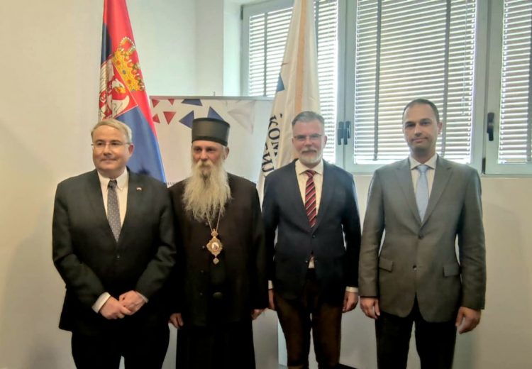 СУСРЕТ ПРЕДСТАВНИКА МУЗЕЈА ЖРТАВА ГЕНОЦИДА СА Г. АЛЕКСАНДРОМ НИКОЛИЋЕМ, ПОЧАСНИМ КОНЗУЛОМ И ПРЕДСТАВНИКОМ ПРИВРЕДНЕ КОМОРЕ РЕПУБЛИКЕ СРБИЈЕ У ИЗРАЕЛУ