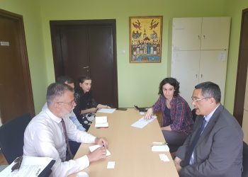 DIREKTOR ITALIJANSKOG INSTITUTA ZA KULTURU U REPUBLICI SRBIJI POSETIO MUZEJ ŽRTAVA GENOCIDA