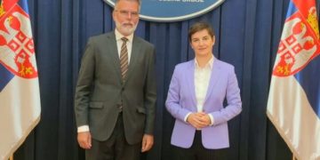 ОДРЖАН СУСРЕТ ПРЕДСЕДНИЦЕ ВЛАДЕ РЕПУБЛИКЕ СРБИЈЕ И ДИРЕКТОРА МУЗЕЈА ЖРТАВА ГЕНОЦИДА