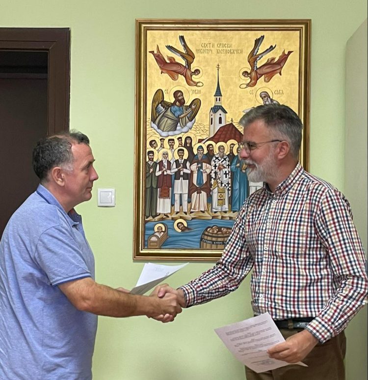 ДЕКАН ПЕДАГОШКОГ ФАКУЛТЕТА УНИВЕРЗИТЕТА У НОВОМ САДУ ДР САША МАРКОВИЋ ПОСЕТИО МУЗЕЈ ЖРТАВА ГЕНОЦИДА