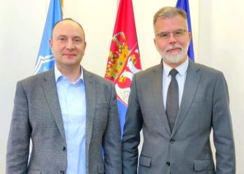 ОДРЖАН САСТАНАК ДИРЕКТОРА МУЗЕЈА ЖРТАВА ГЕНОЦИДА Г. РИСТИЋ И ГРАДОНАЧЕНИКА НОВОГ САДА Г. ЂУРИЋА