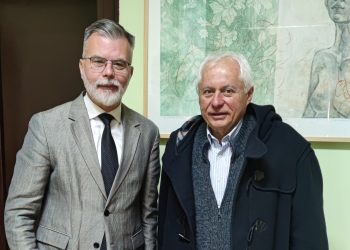 Проф. др Љубодраг Димић у посети Музеју жртава геноцида