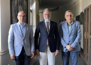 Ambasador Bosne i Hercegovine u Republici Srbiji i direktor Predstavništva Republike Srpske u Republici Srbiji u poseti Muzeju žrtava genocida