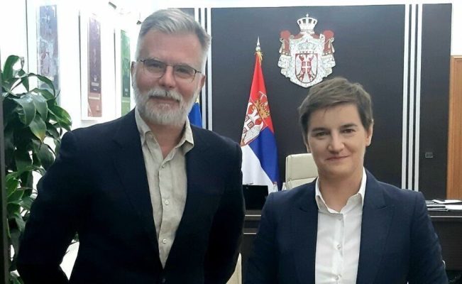 Сусрет председнице Владе Републике Србије г-ђе Ане Брнабић и директора Музеја г. Дејана Ристића