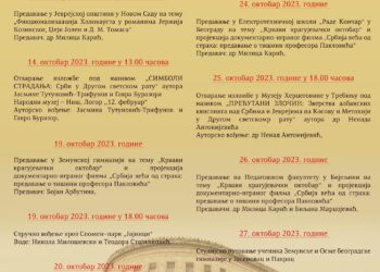 Aktivnosti Muzeja žrtava genocida u oktobru mesecu