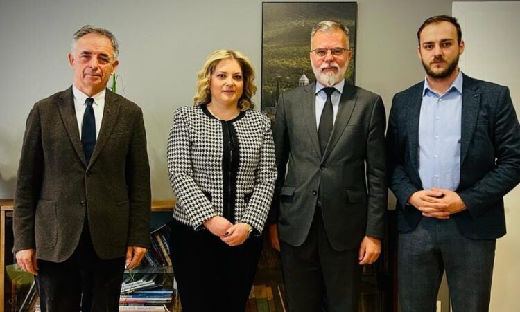 Састанак са потпредседницом Владе Републике Хрватске гђом Ањом Шимпрагом и председником Сргског народног вијећа г. проф. др Милорадом Пуповцем