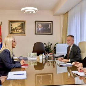 Састанак са министарком правде у Влади Републике Србије гђом Мајом Поповић