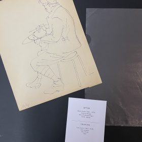Цртеж уметника Ивана Лучева ,,Из заробљеништва, 1943.“ дарован Музеју жртава геноцида