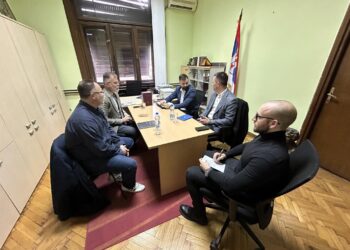 Састанак са Председником Привременог органа града Краљева г. др Предрагом Терзићем и директором Народног музеја у Краљеву г. Дарком Гучанином.