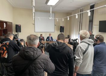 Конференција за медије у вези откупа Директиве бр. 25 којом је 27. марта 1941. године немачки канцелар Адолф Хитлер наредио напад на Краљевину Југославију и Краљевину