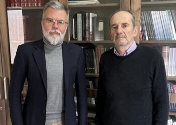 Г. Миленко Јахура, председник СНД ,,Пребиловци – Знамен“, у посети Музеју жртава геноцида