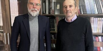 Г. Миленко Јахура, председник СНД ,,Пребиловци – Знамен“, у посети Музеју жртава геноцида