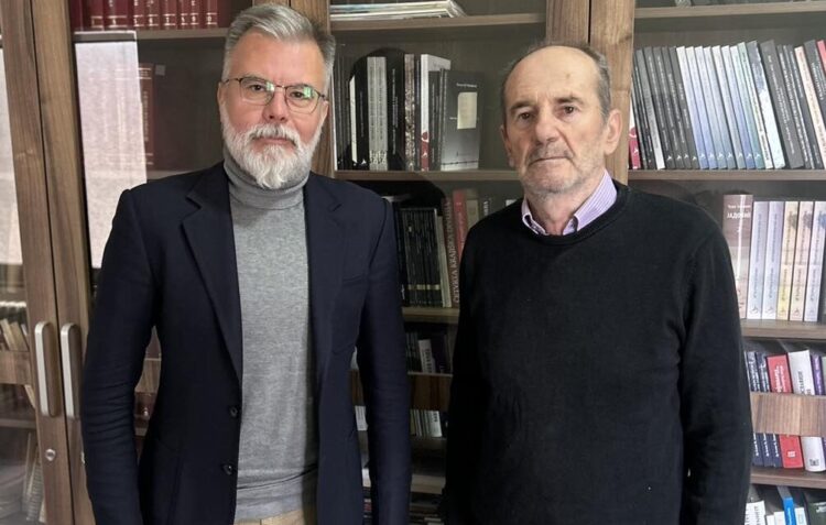 Г. Миленко Јахура, председник СНД ,,Пребиловци – Знамен“, у посети Музеју жртава геноцида