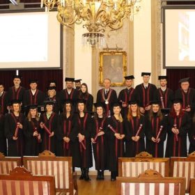 Свечана церемонија уручења докторских диплома у Ректорату Универзитета у Београду