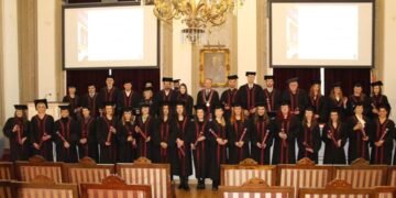 Свечана церемонија уручења докторских диплома у Ректорату Универзитета у Београду