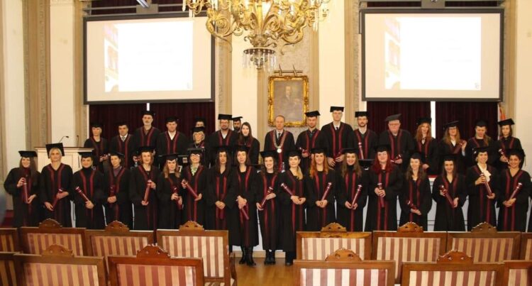 Свечана церемонија уручења докторских диплома у Ректорату Универзитета у Београду