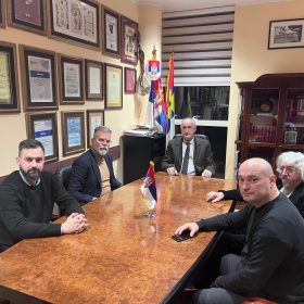 Састанак са председником Српског националног савјета у Црној Гори г.др Момчилом Вуксановићем и некадашњим министром културе у Влади Републике Црне Горе г. Будимиром Дубаком