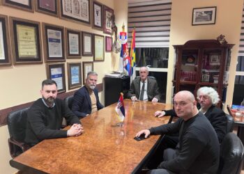 Састанак са председником Српског националног савјета у Црној Гори г.др Момчилом Вуксановићем и некадашњим министром културе у Влади Републике Црне Горе г. Будимиром Дубаком