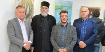 Изложба радова монахиње Марије (Антић) под називом „Свети новомученици јасеновачки у светлости Васкрсења“ у Историјском архиву у Ужицу