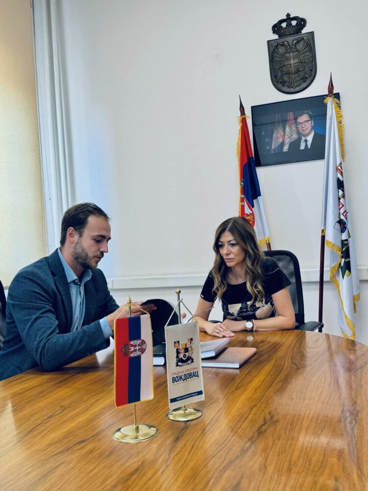 Састанак са председницом Општине Вождовац госпођом Бојаном Јакшић