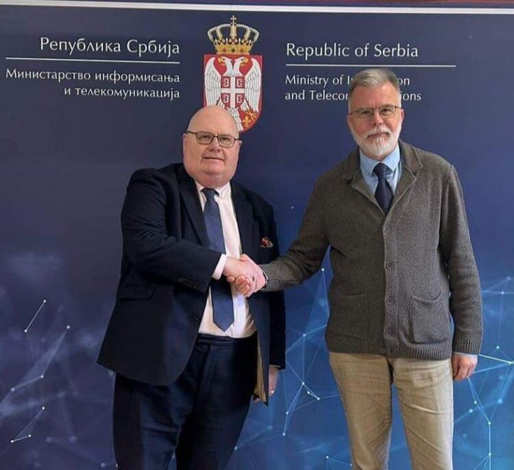 МИНИСТАР РИСТИЋ САСТАО СЕ СА ПРЕДСЕДАВАЈУЋИМ МЕЂУНАРОДНЕ АЛИЈАНСЕ ЗА СЕЋАЊЕ НА ХОЛОКАУСТ ЕРИКОМ ЛОРДОМ ПИКЛСОМ