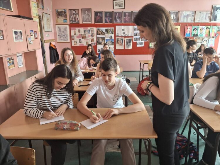 Радионица Музеја жртава геноцида за ученике седмог разреда.